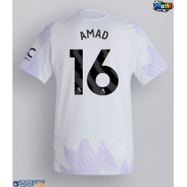 Moški Nogometni dresi Manchester United Amad Diallo #16 Gostujoči 2025-26 Kratek Rokav